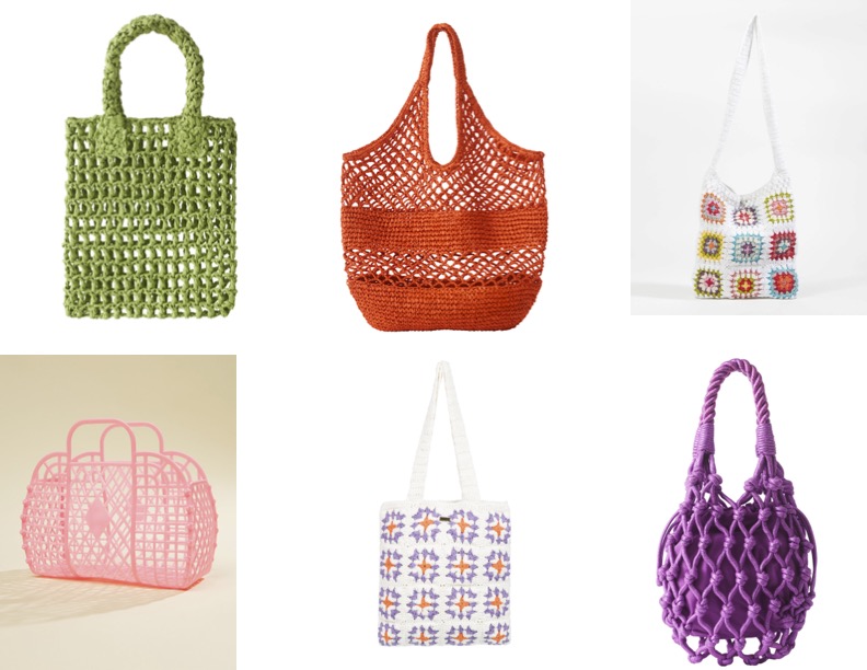 Woven and Crochet Bag Accessories for Spring