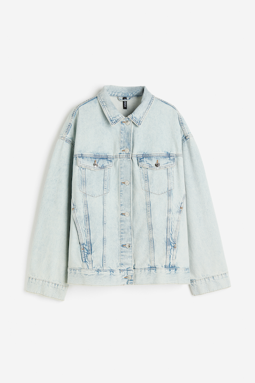 Oversized Denim Jacket, $61.99, available at H&M.