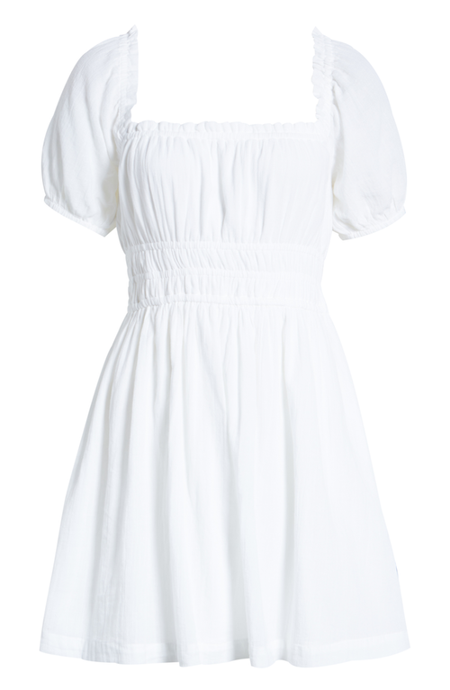 BP. Shirred Puff Sleeve Prairie Dress, $39.00, available at Nordstrom.