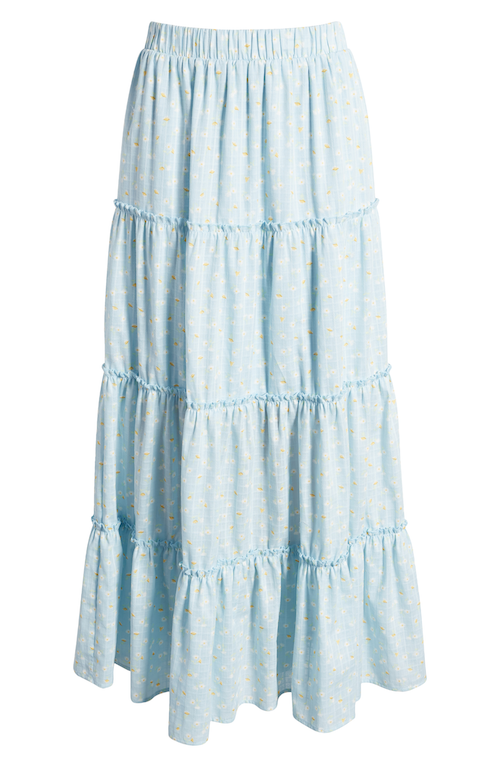 BP. Tiered Cotton Maxi Skirt, $45.00, available at Nordstrom.