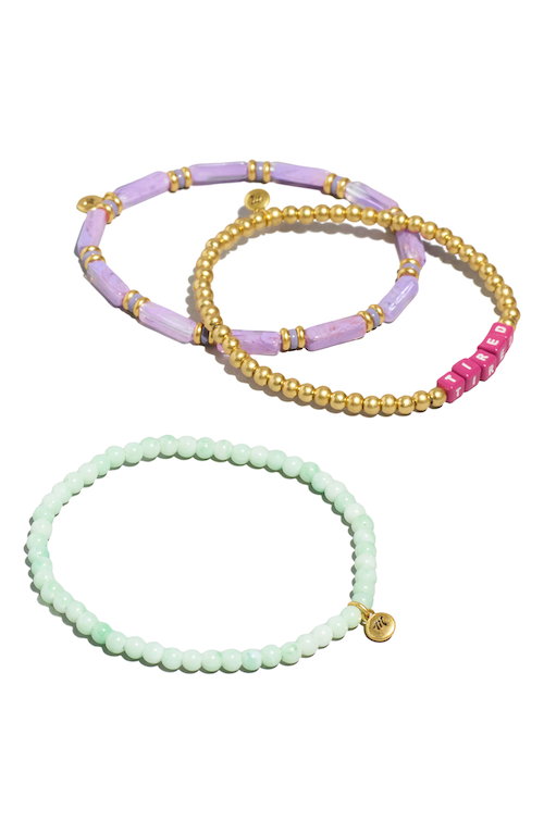 Madewell Set of 3 Assorted Stretch Bracelets, $36.00, available at Nordstrom