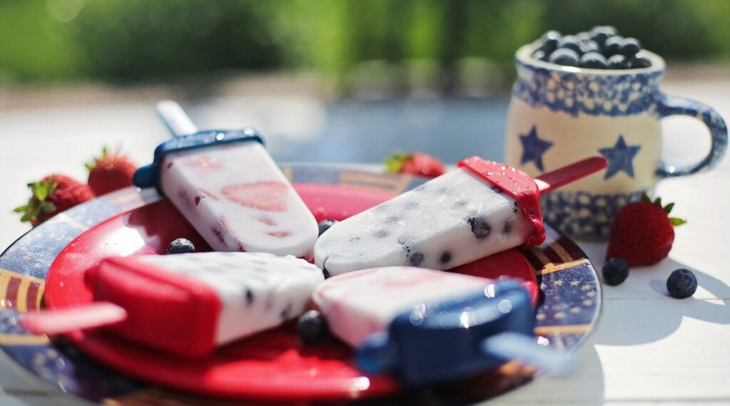 4th of July popsicle treats